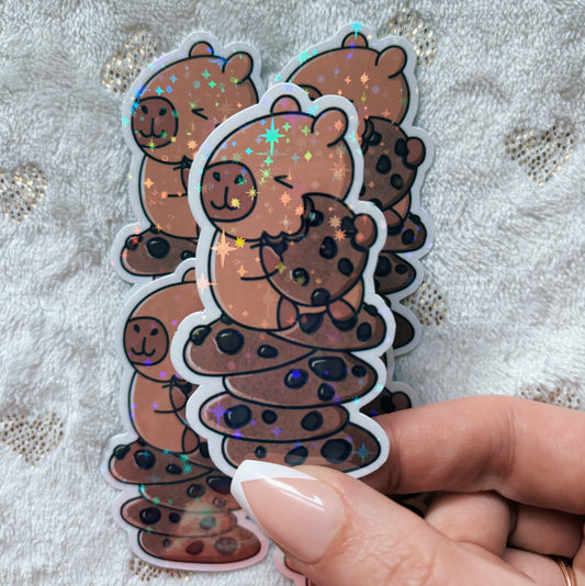 Capybara Cookie Sticker