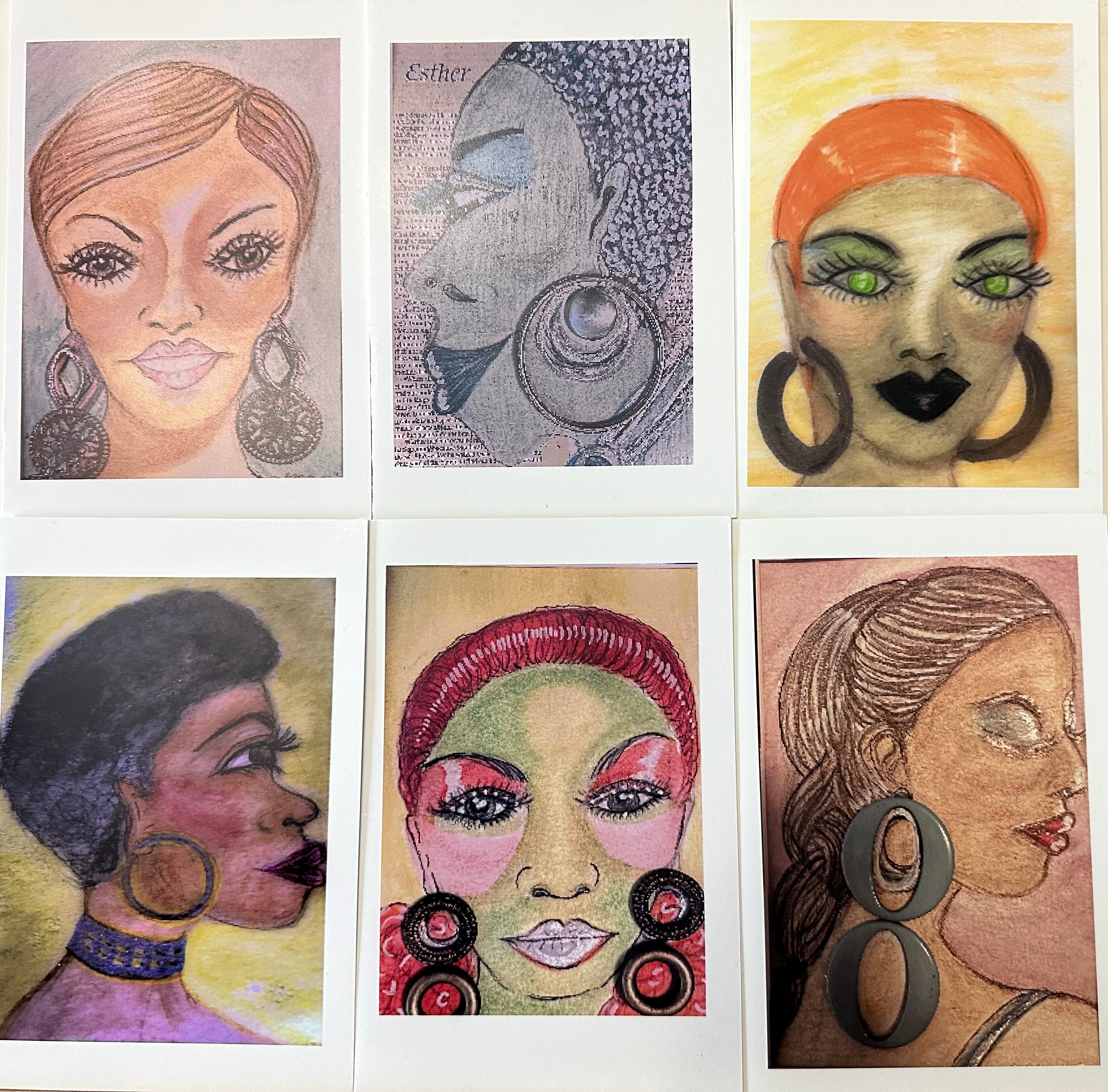 Shades of Beauty 2 Note Cards (6) pack