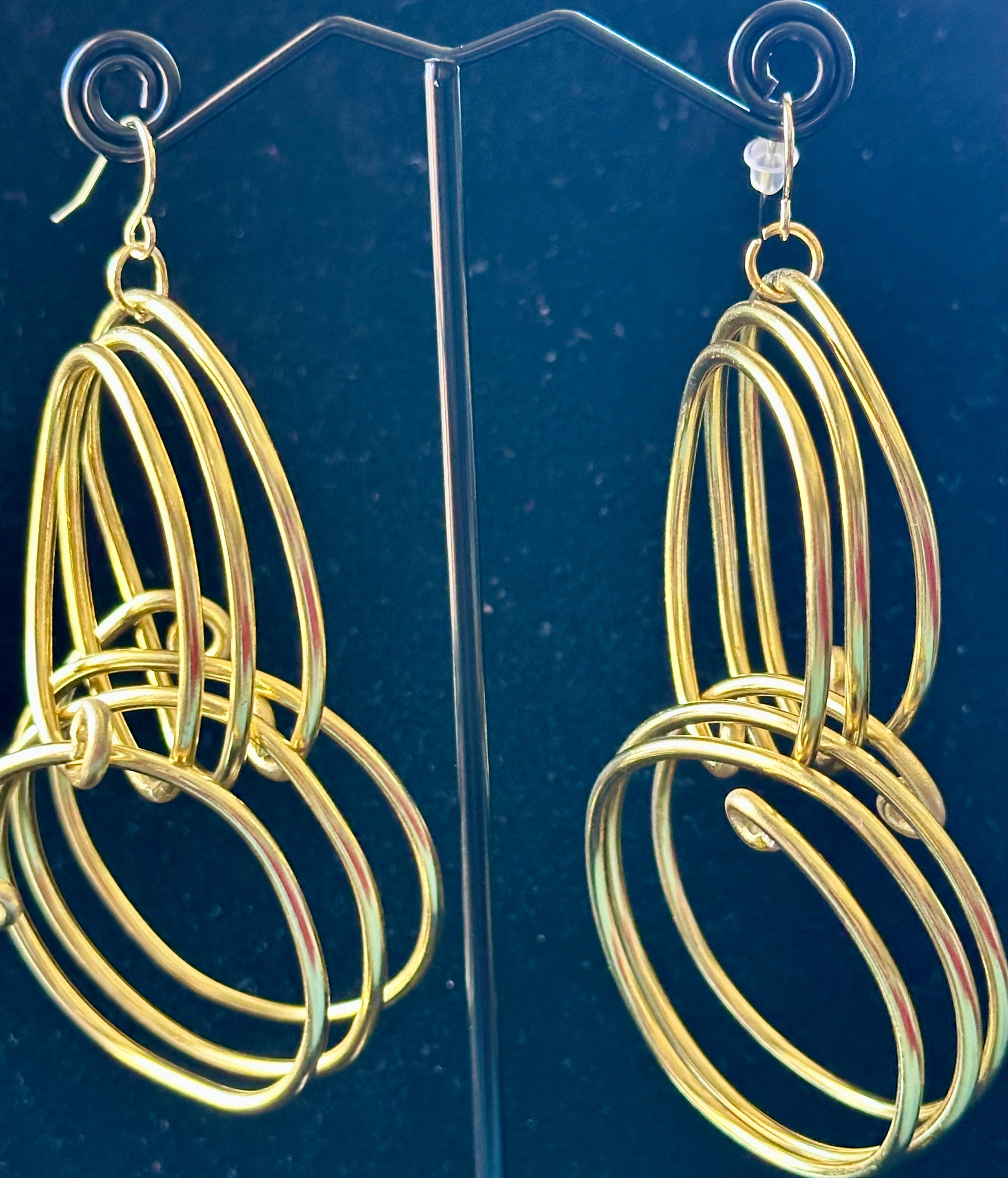 Metal Worx Earrings - Gold