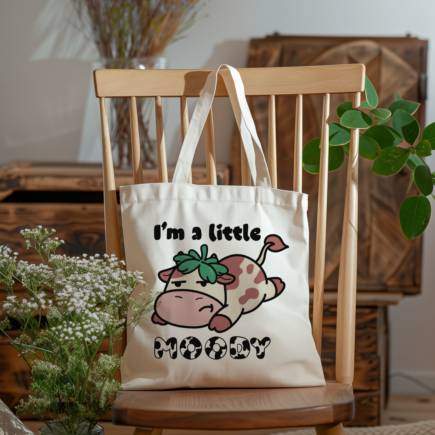 I'm a little Moody Tote Bag